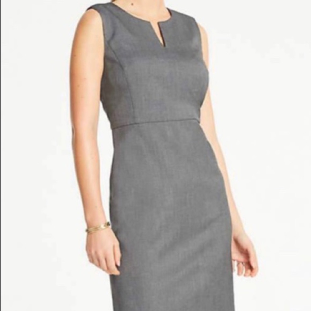 Beautiful Grey Sheath Dress